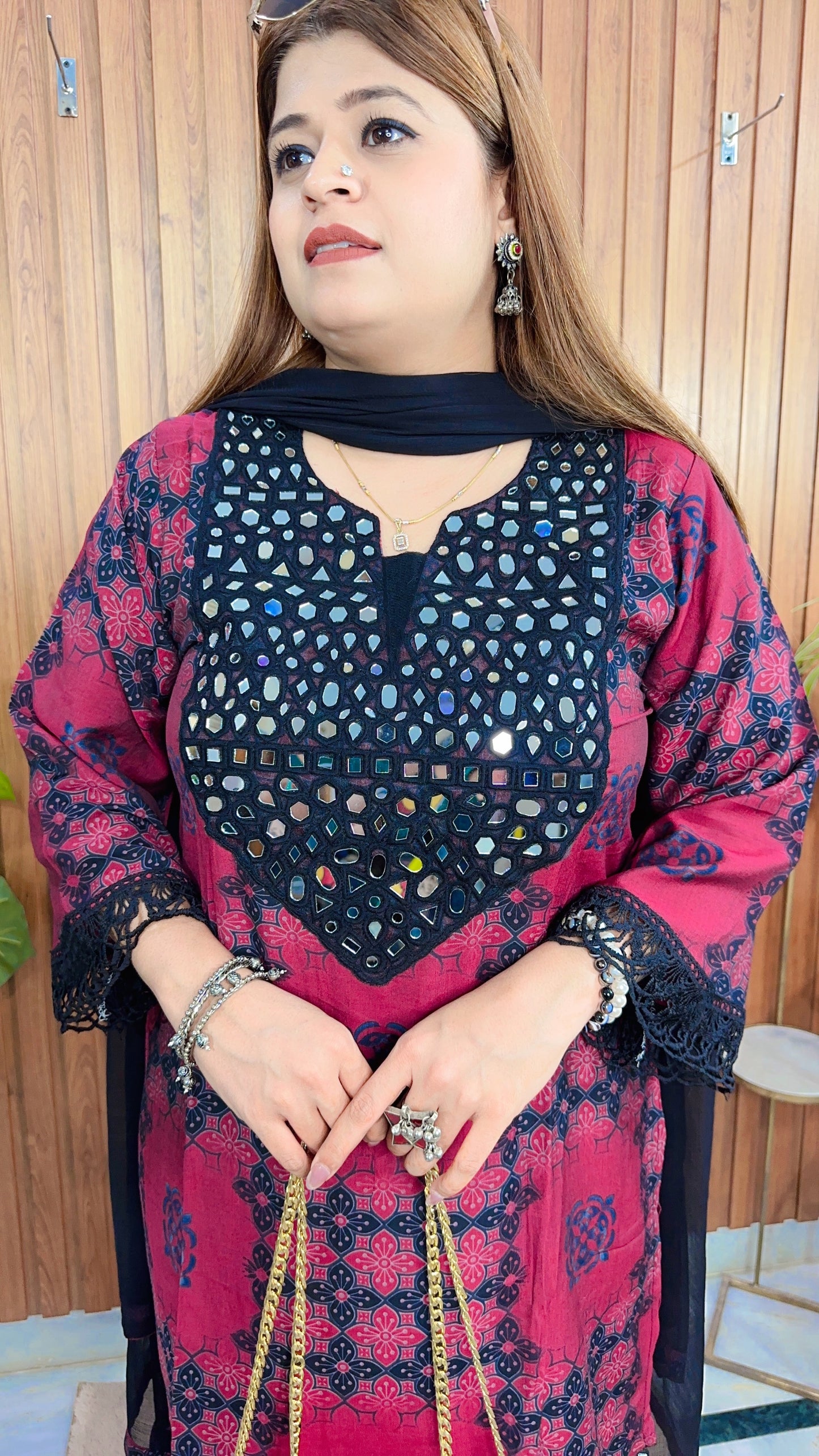 Raiha Pure Muslin Three Piece Suit