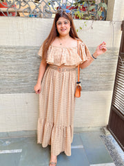 Sayra Schifli Cotton Smokey Dress