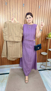 Premium Cotton Hakoba Skirt Set
