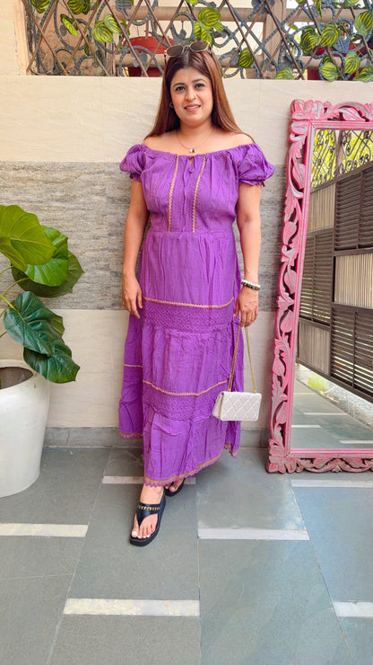 Albera Cotton Maxi Dress