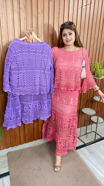 Vanya Crossia Two piece Skirt Set