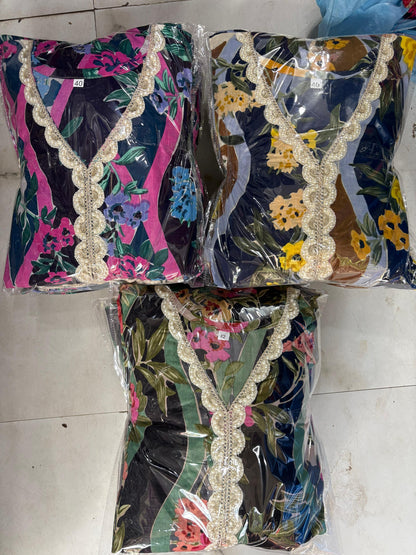 New Cotton printed Farshi suit