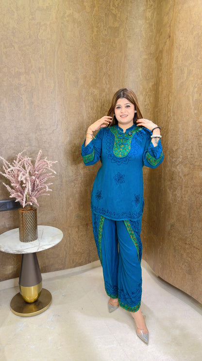 New Marble dhoti cotton coord set