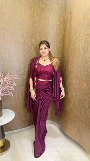 Shrug skirt set