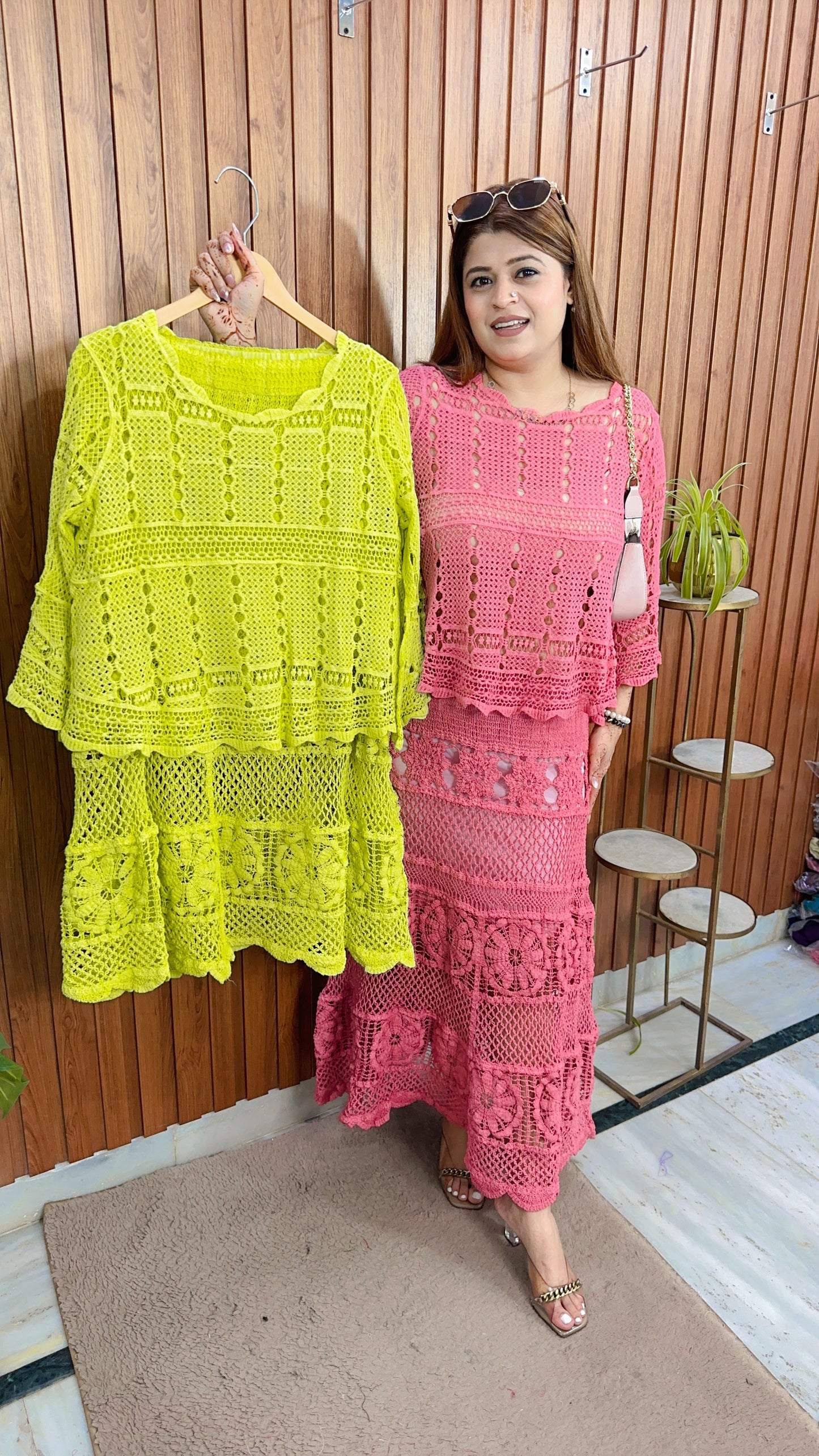 Vanya Crossia Two piece Skirt Set