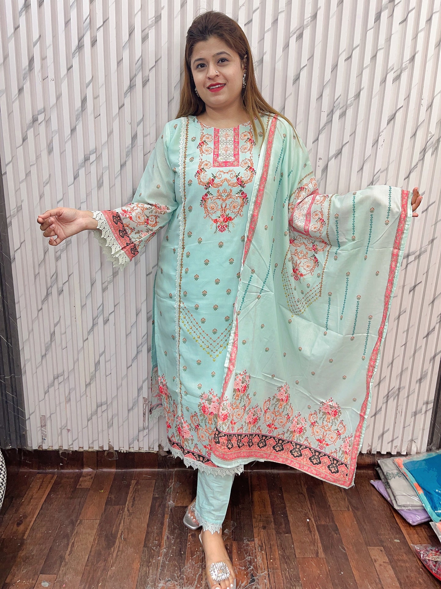 Pakistani Designer Suit Set