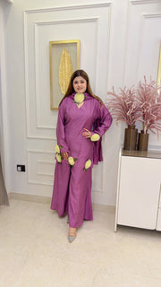 Organza Flower Three Piece Set