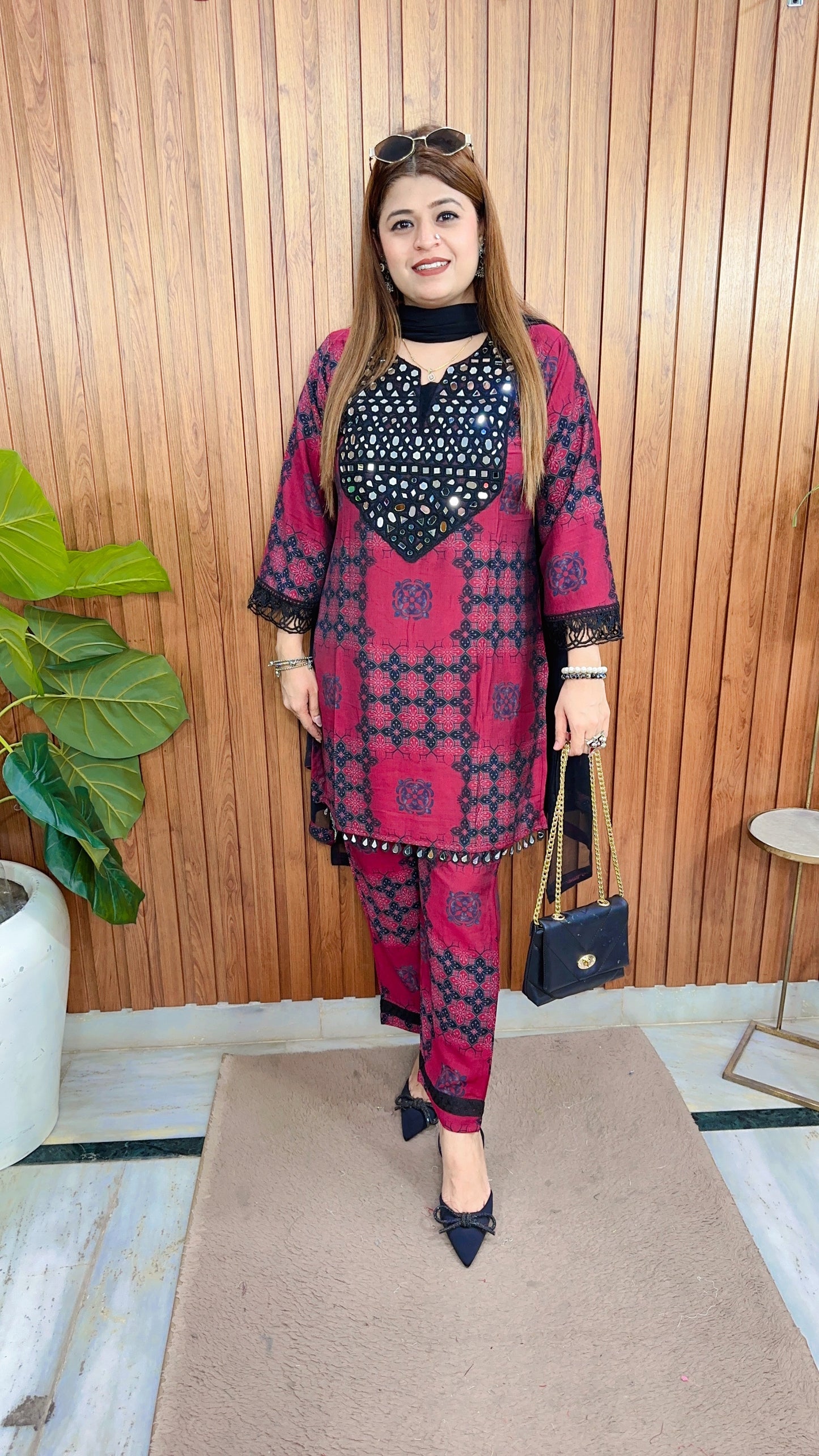 Raiha Pure Muslin Three Piece Suit