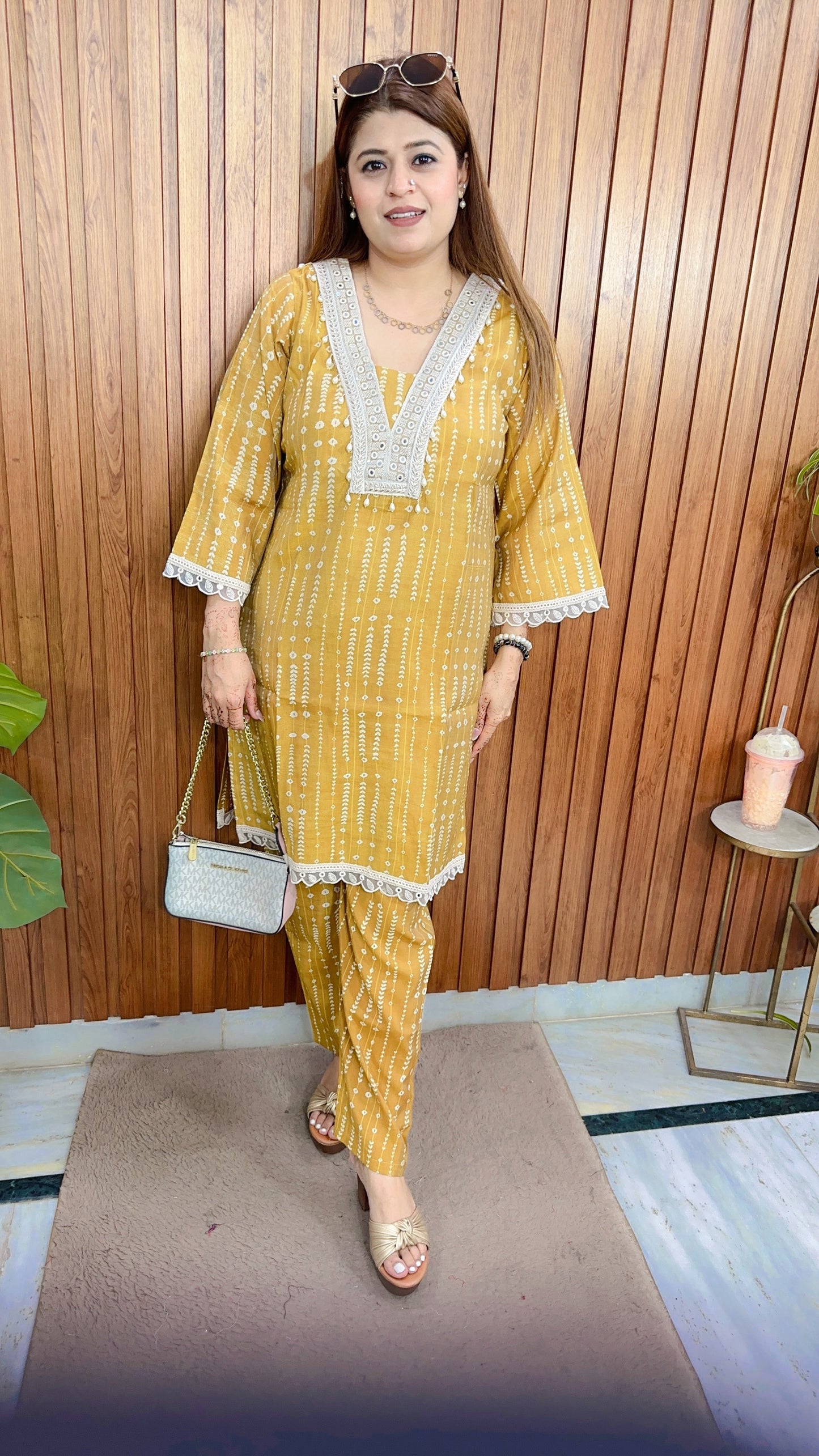 Abeer Muslin Two piece Coord set