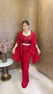 Shrug skirt set