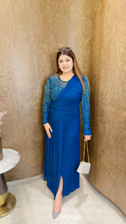 Noir Elegance  cocktail Dress