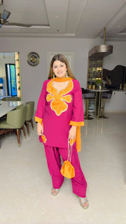 🌺 Gulbadan Farshi suit set