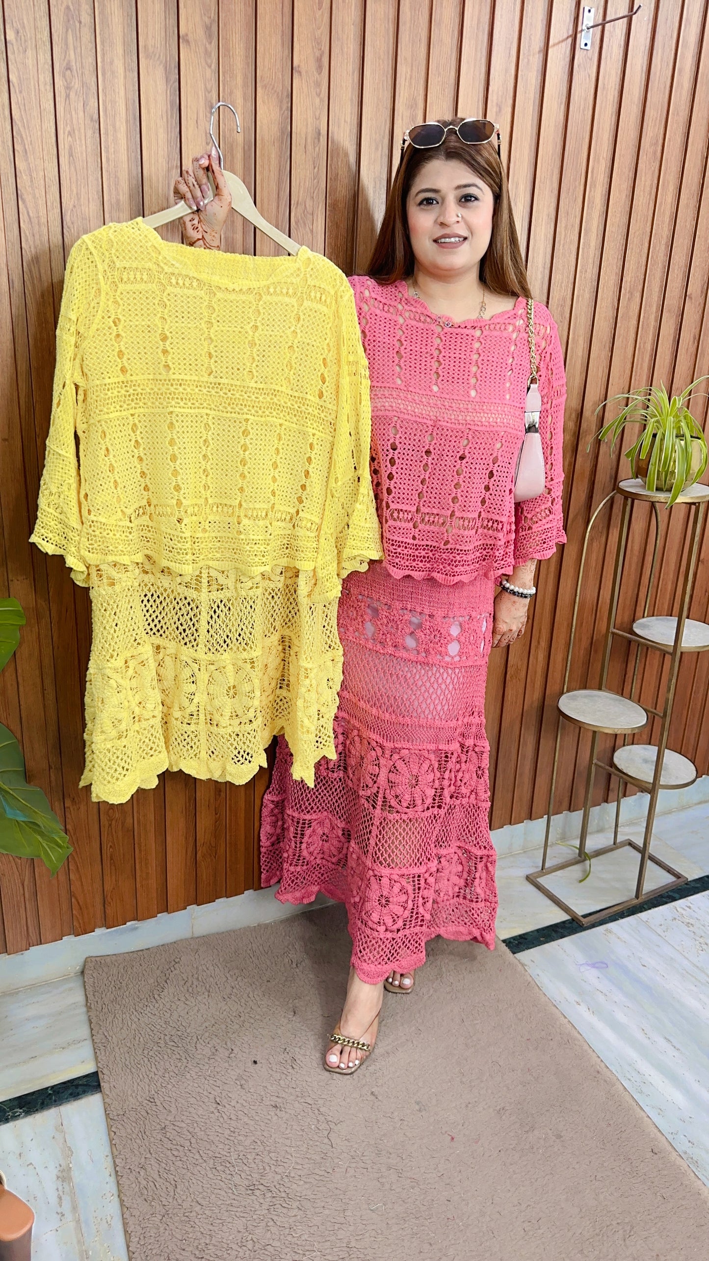 Vanya Crossia Two piece Skirt Set