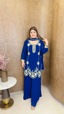 Peacock blue
