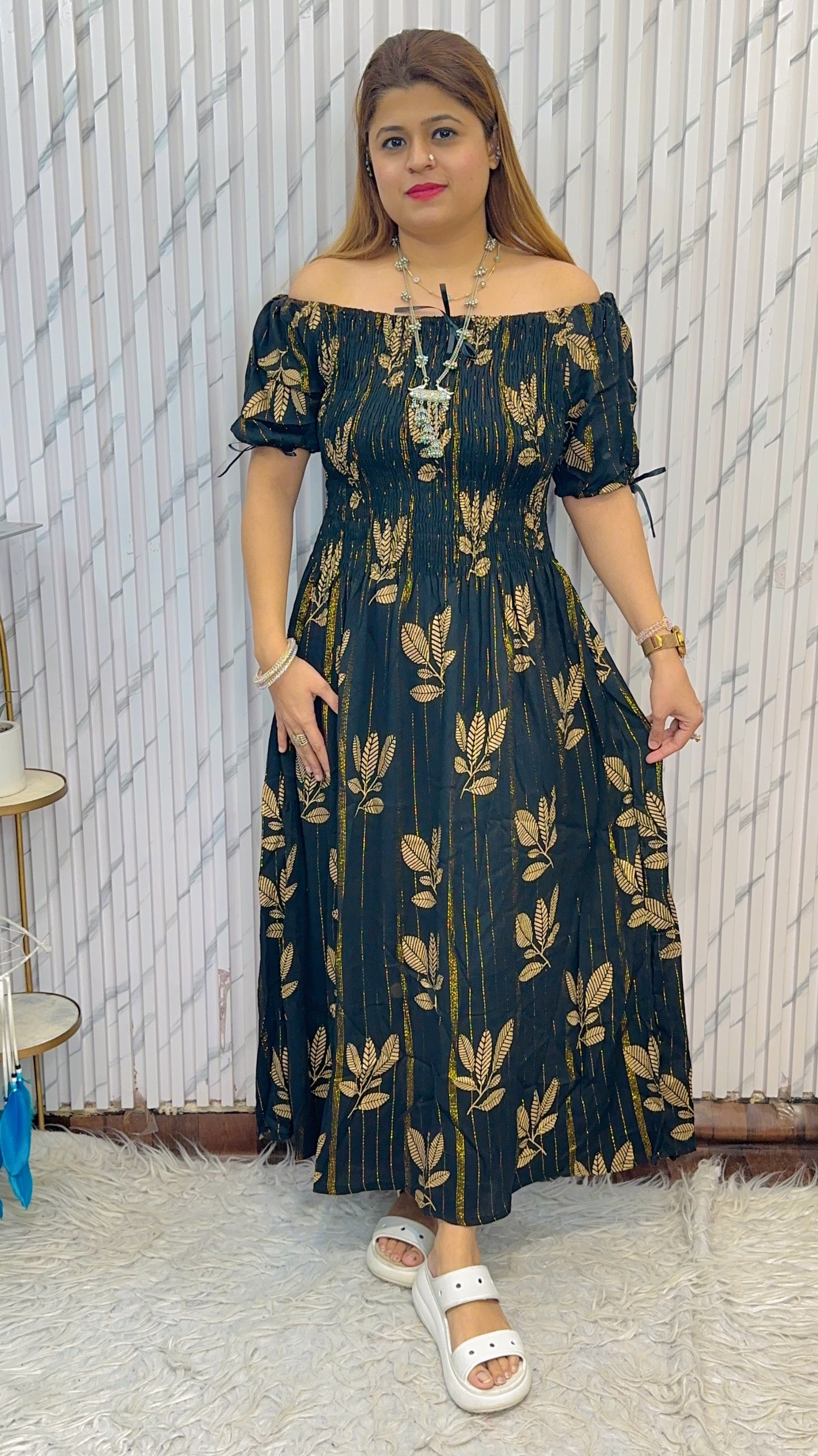 Long Dress Pintex