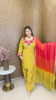 Shahi Farshi Three Piece Suit set
