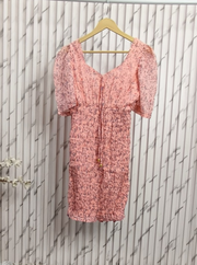 Short Bodycon Georgette Dress