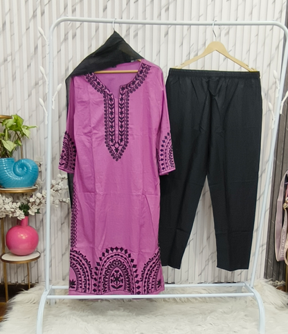 Rose gold Kurti Set