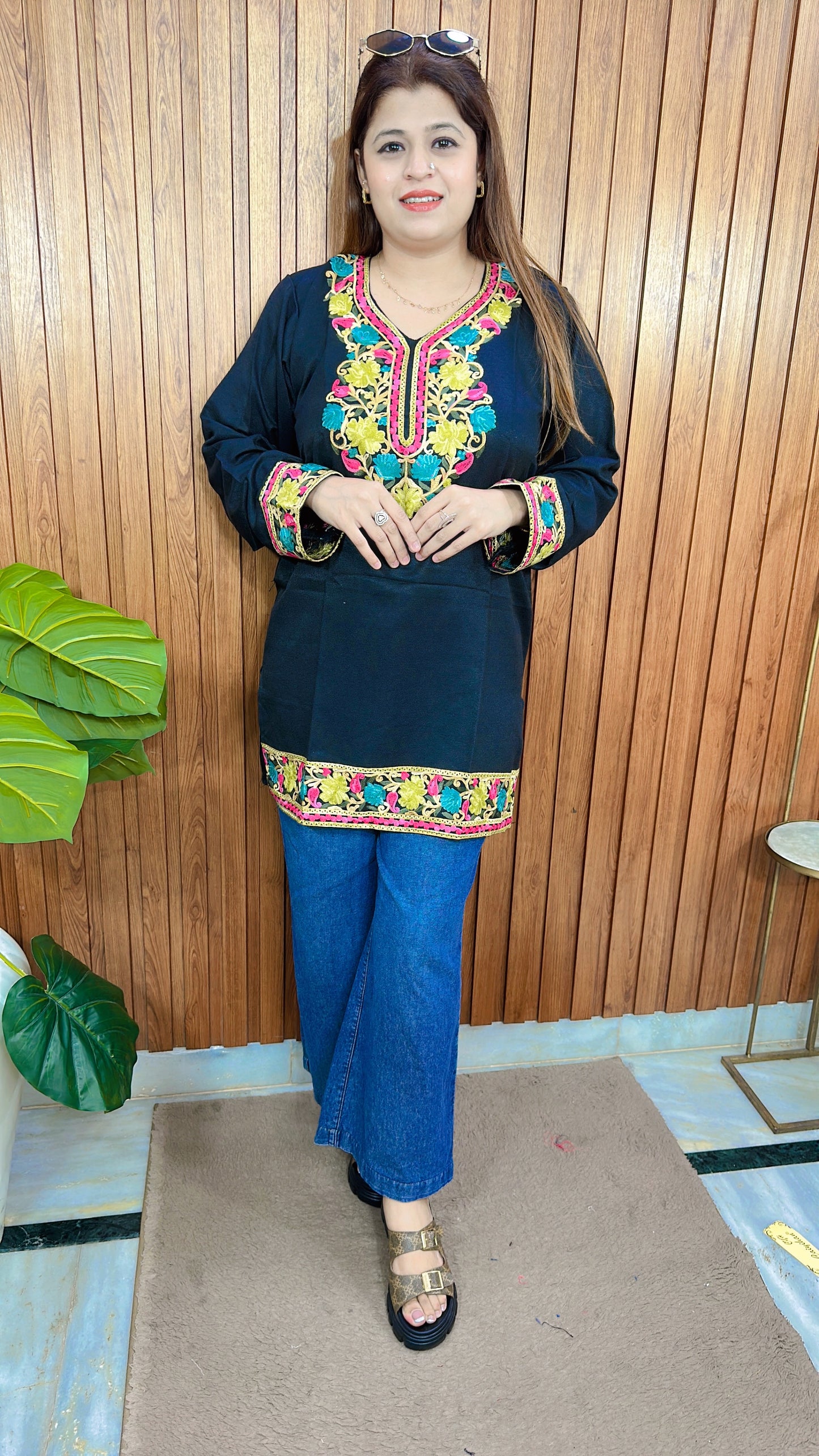 Kashmiri Phiran short Kurti
