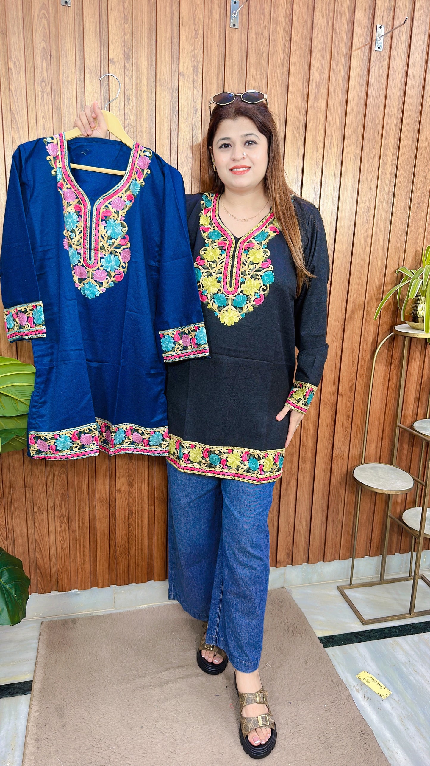 Kashmiri Phiran short Kurti
