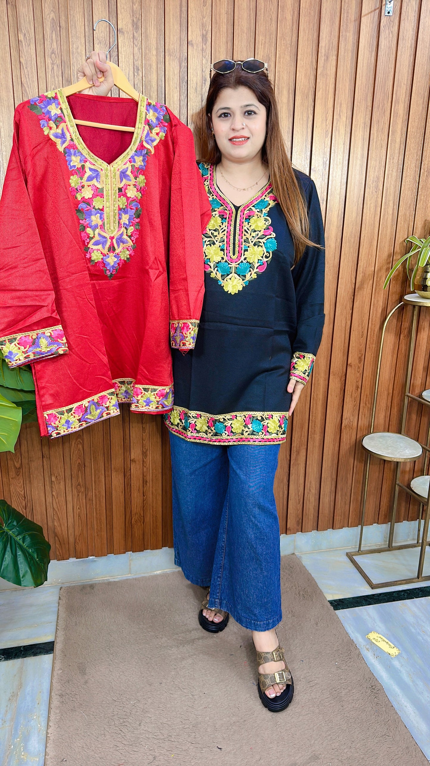 Kashmiri Phiran short Kurti