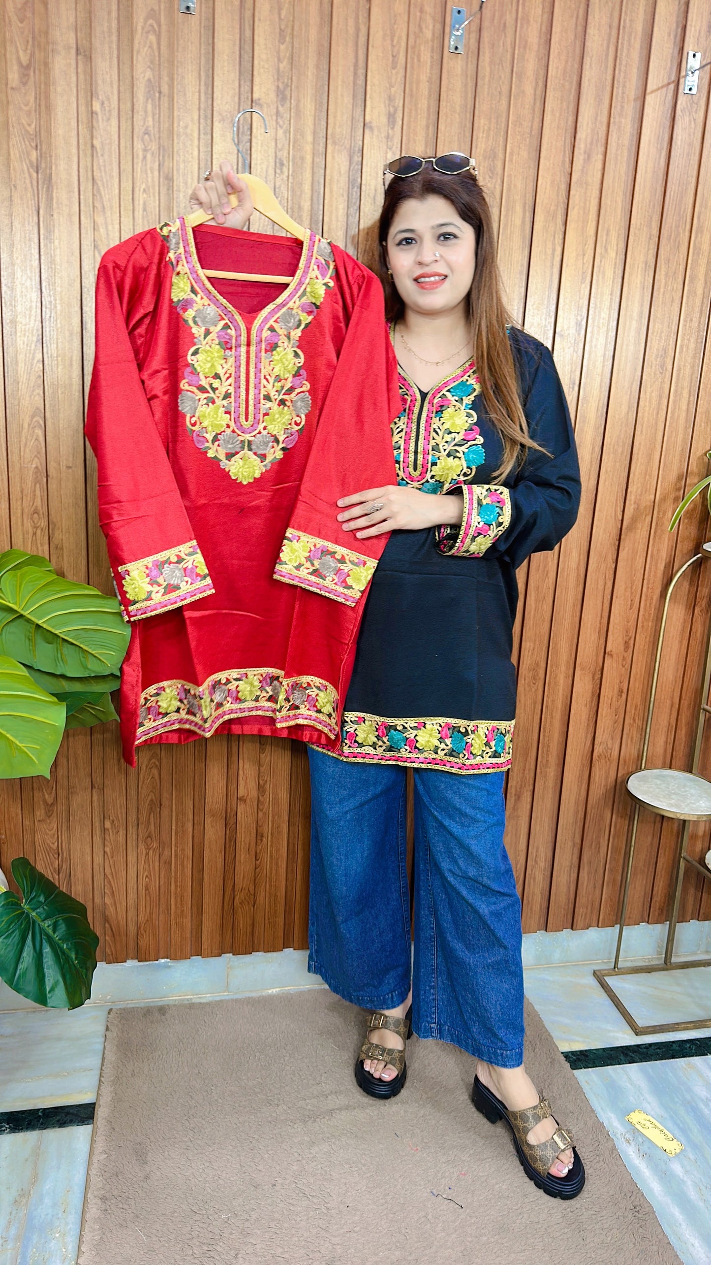 Kashmiri Phiran short Kurti