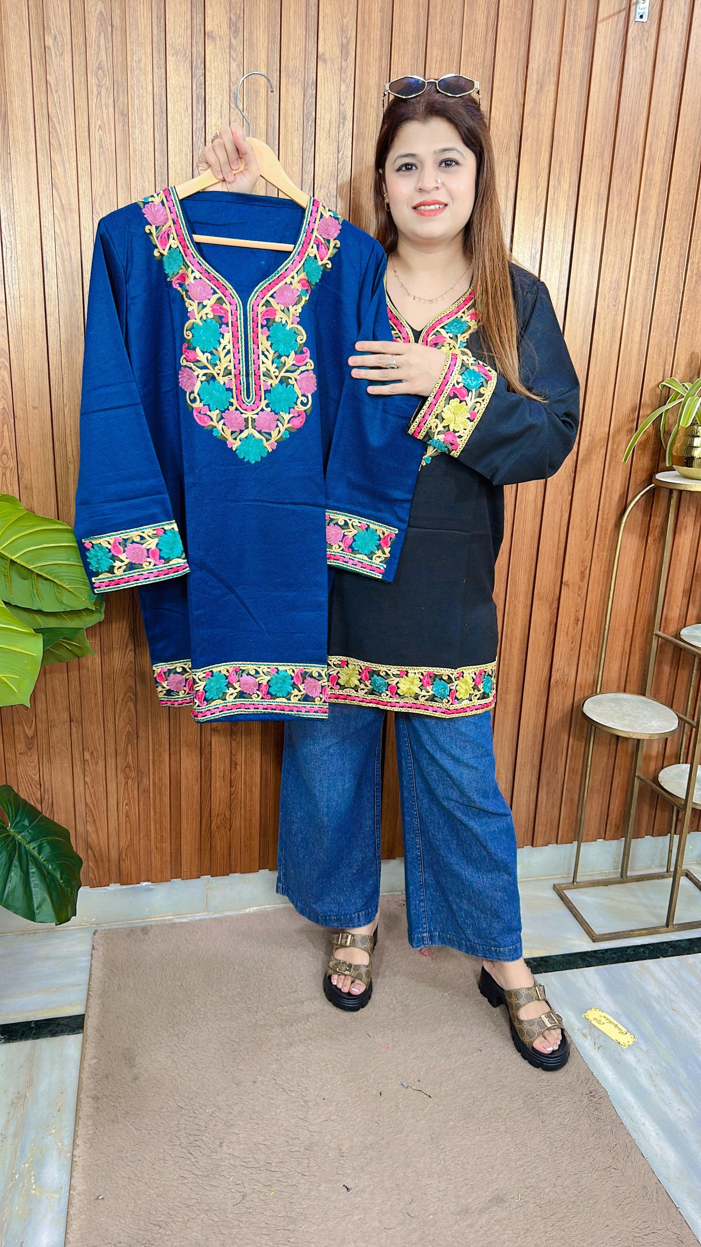 Kashmiri Phiran short Kurti