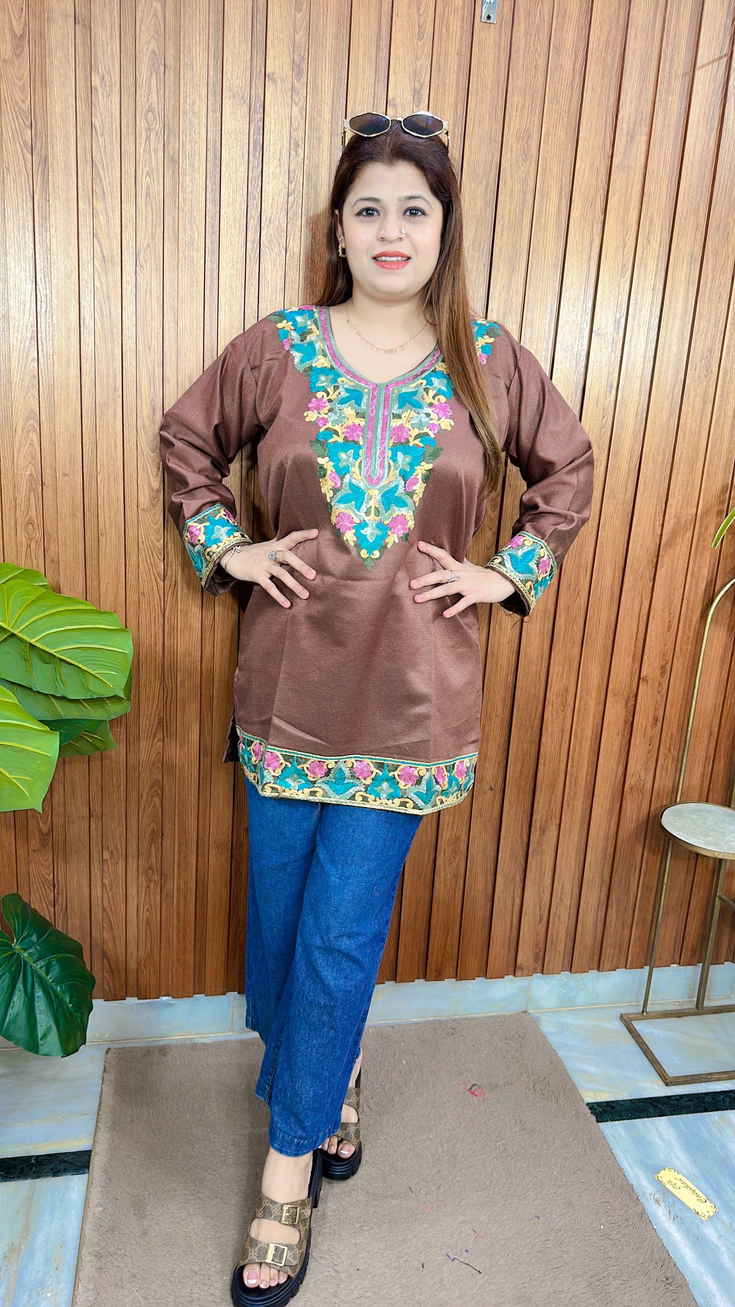 Kashmiri Phiran short Kurti