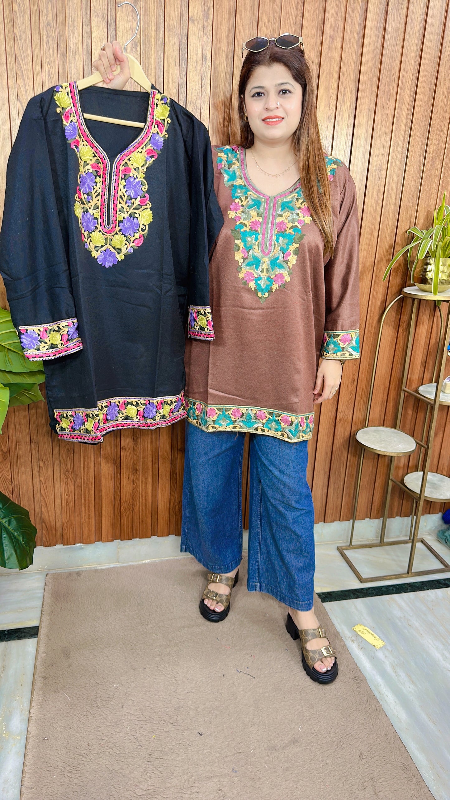 Kashmiri Phiran short Kurti