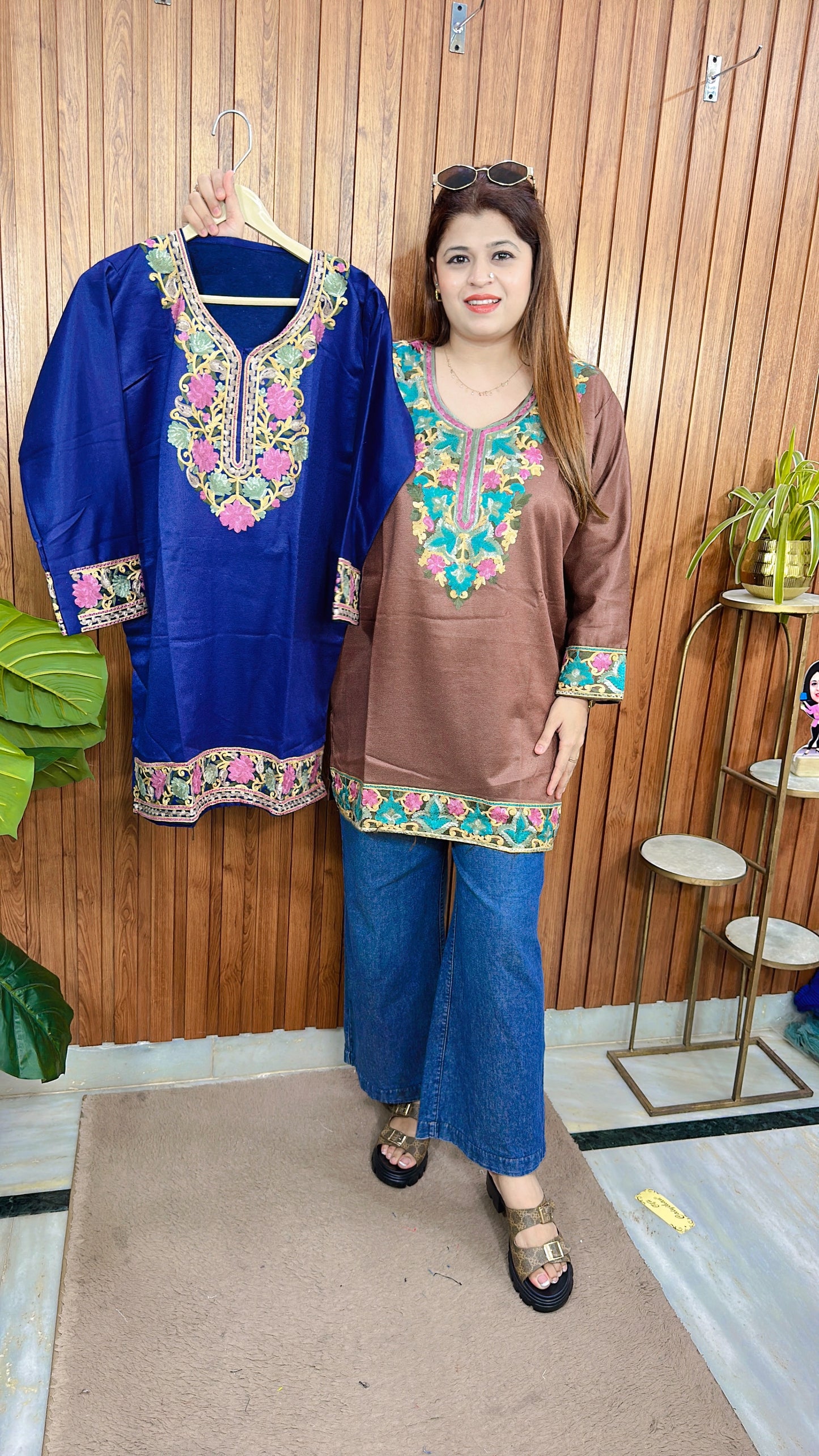 Kashmiri Phiran short Kurti