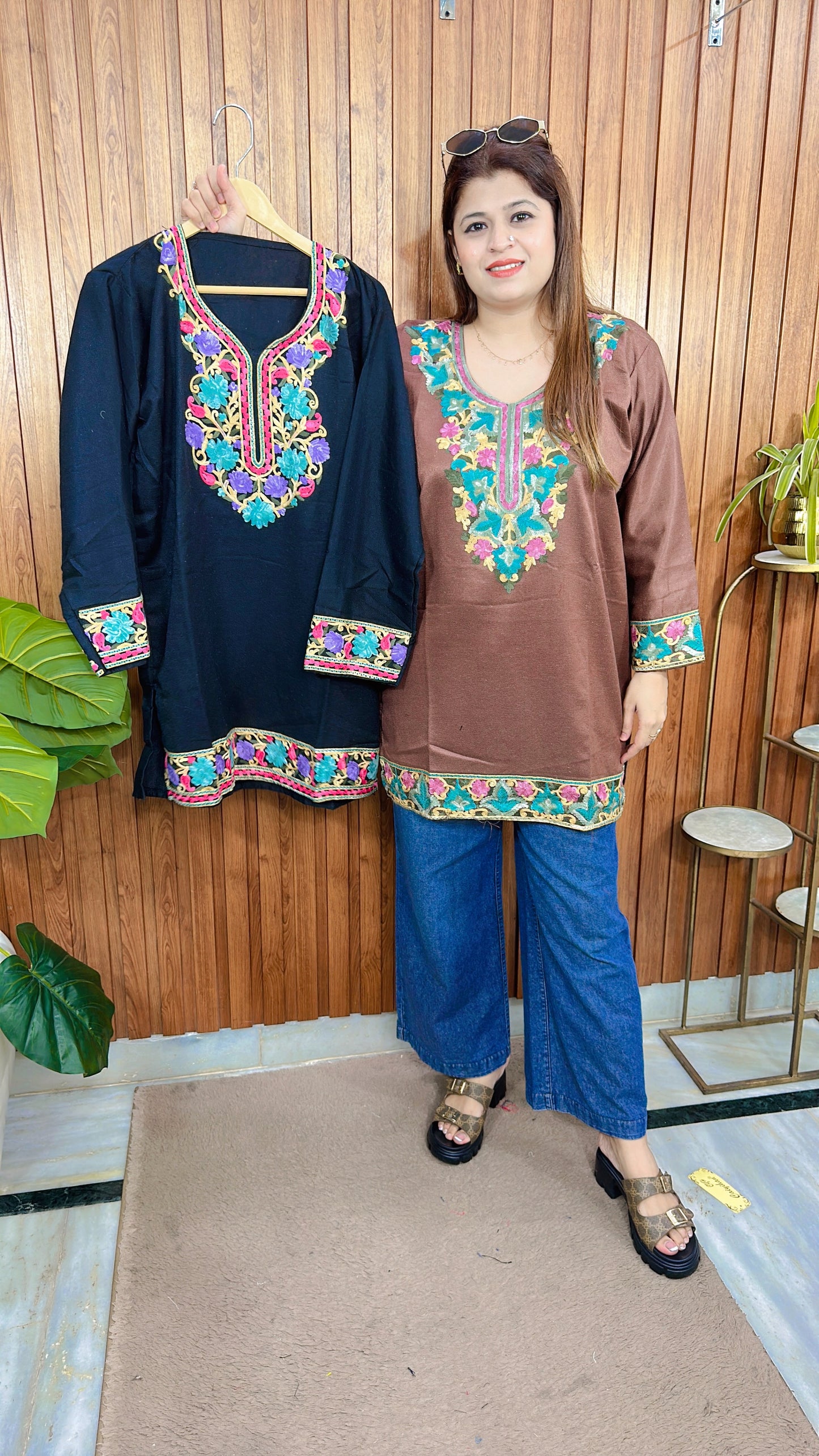 Kashmiri Phiran short Kurti