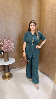 Premium classy brooch coord set