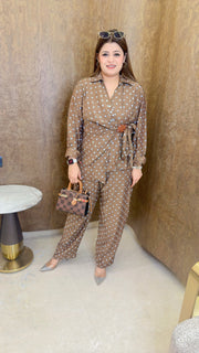 Polka Dot coord set with side knot