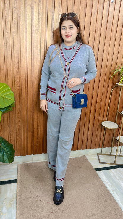 Classy Knitted Three Piece Coord set