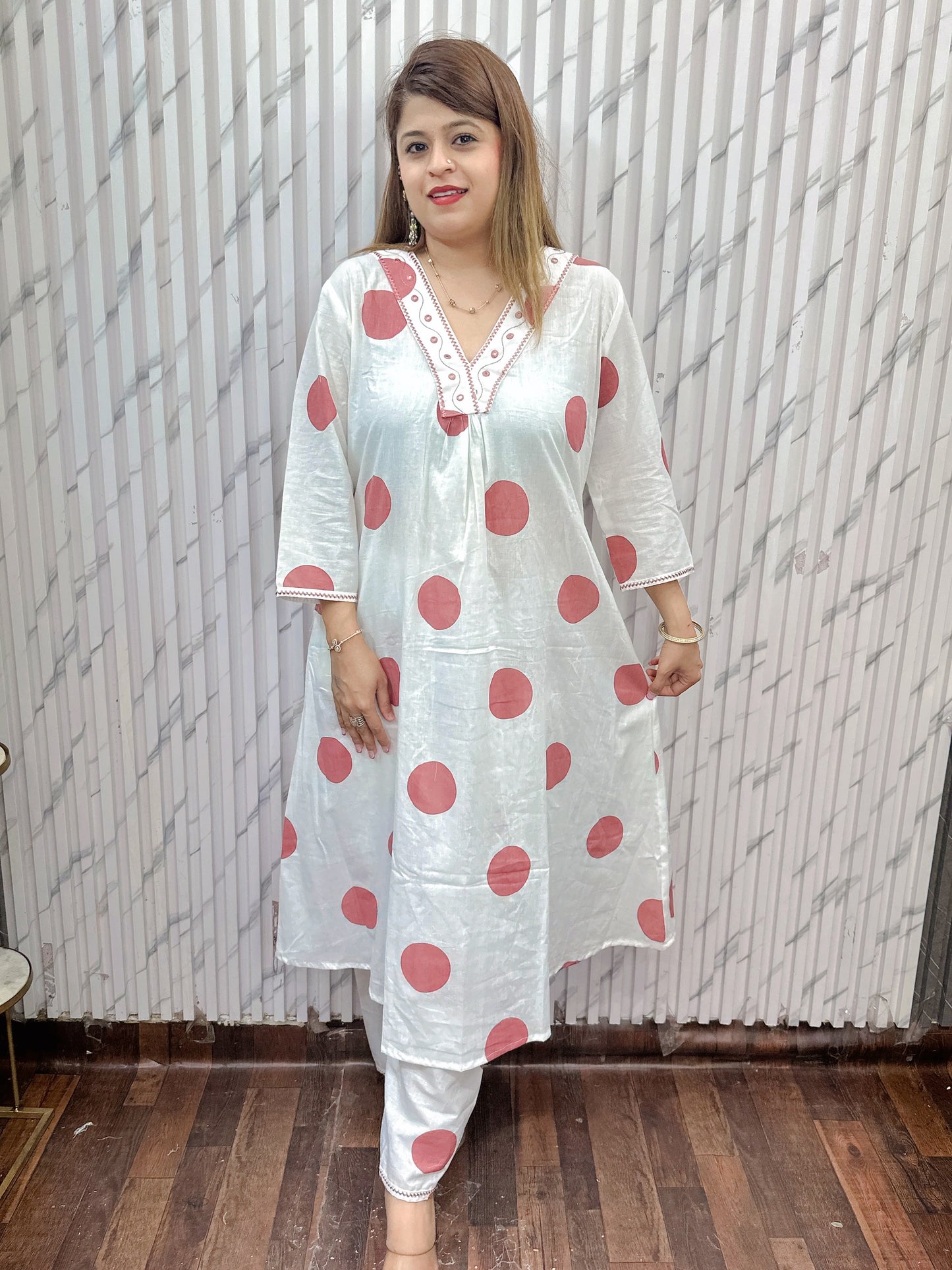 Polka Patakha Two Piece Set