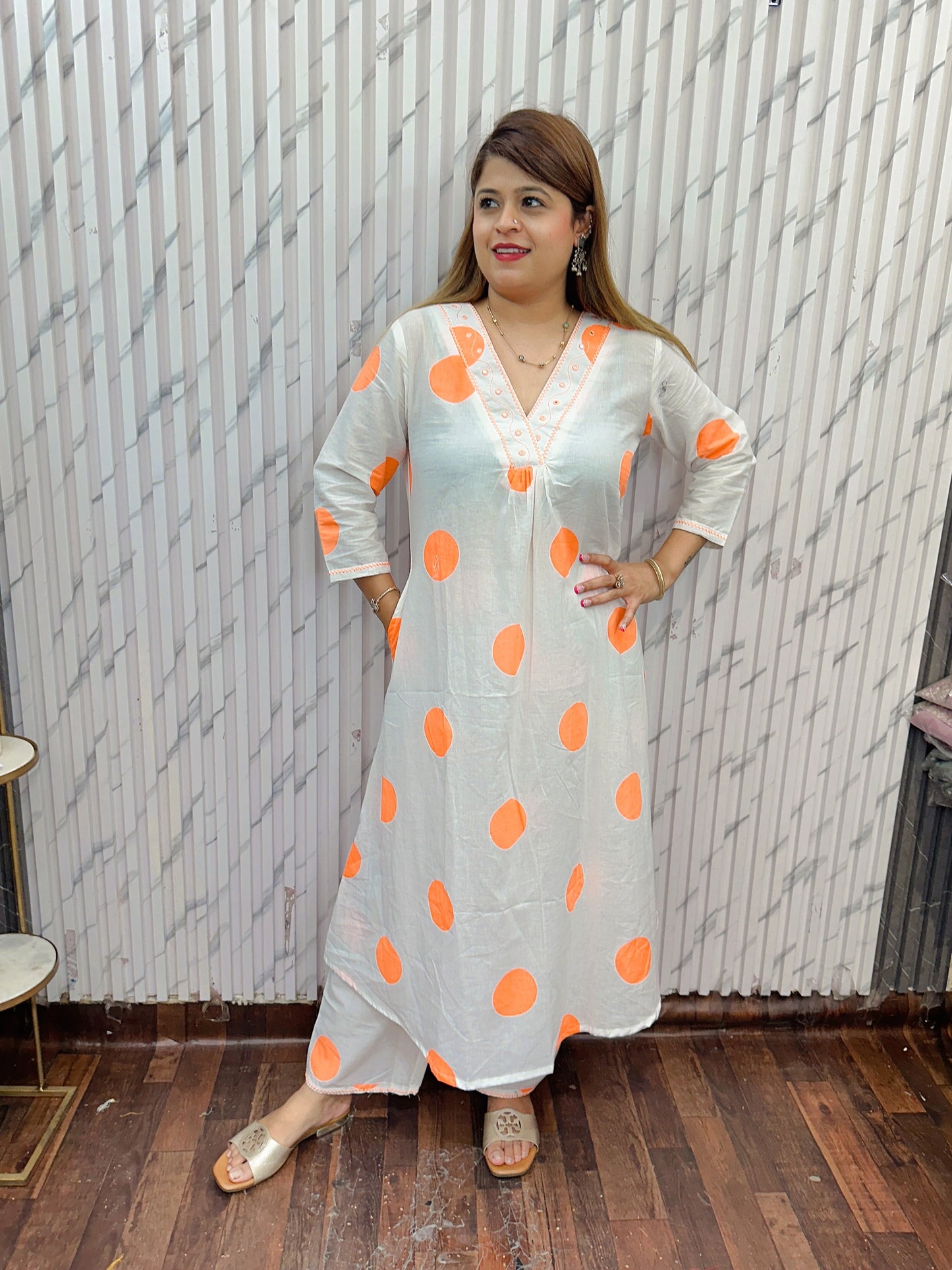 Polka Patakha Two Piece Set