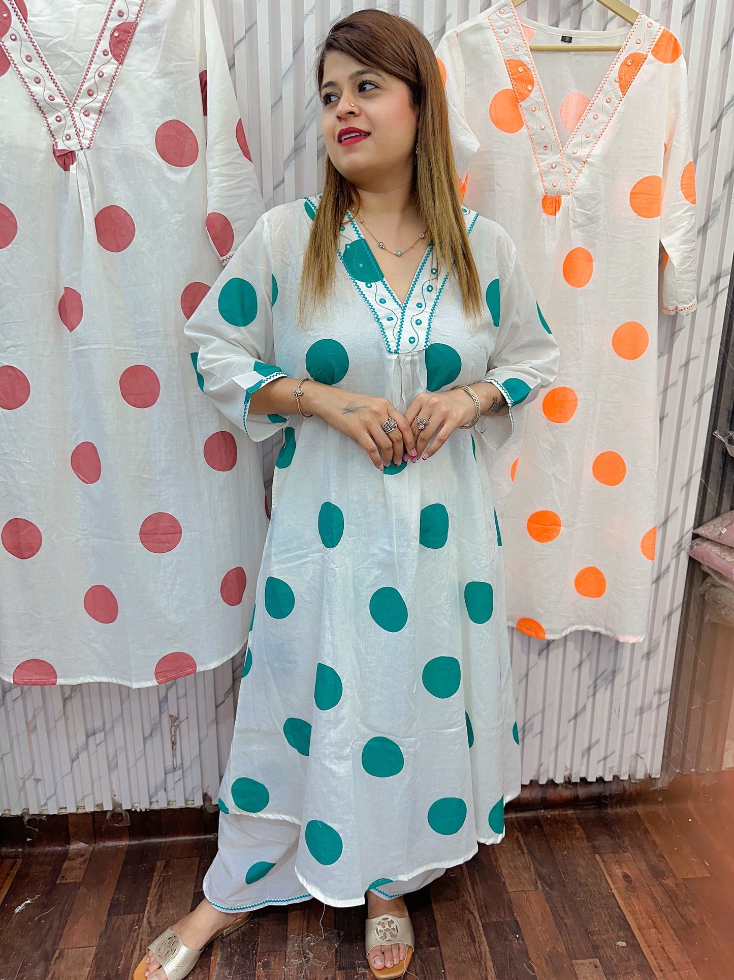 Polka Patakha Two Piece Set