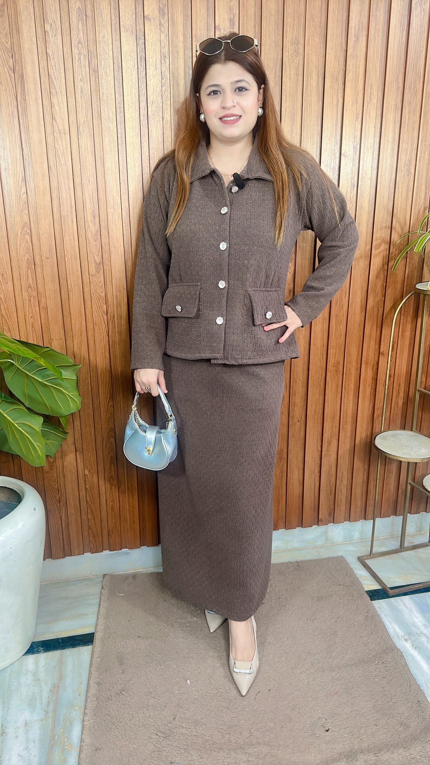 Premium Cotrise Skirt With Top