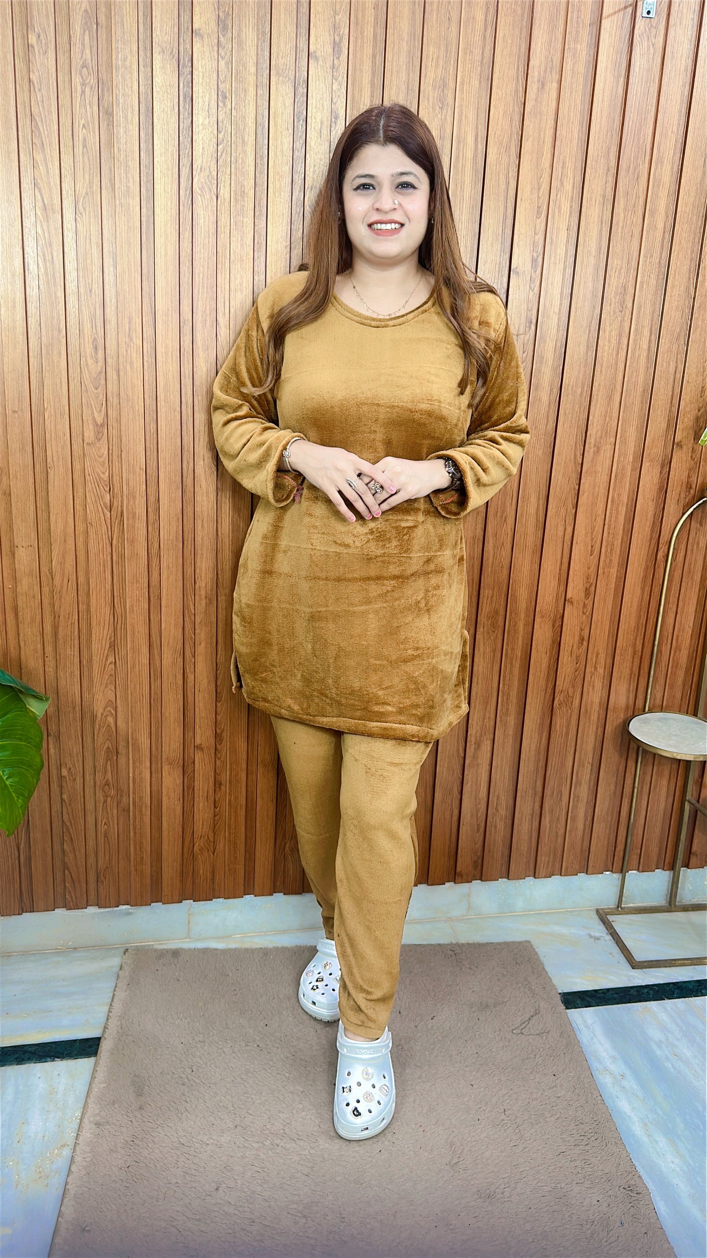 Classy Velvet Full Day Coord set