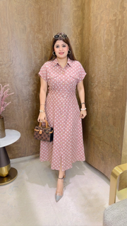 Small Polka Dot dress with belt