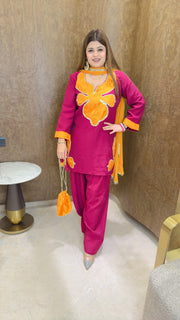 🌺 Gulbadan Farshi suit set