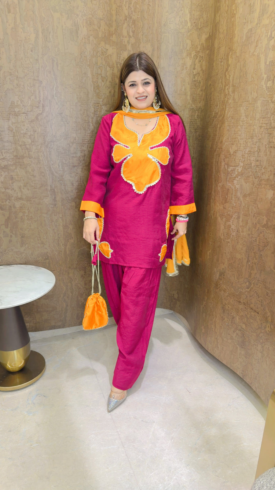 🌺 Gulbadan Farshi suit set