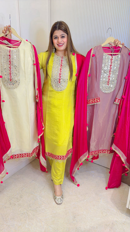 Kohinoor Shimmer Cotton Suit