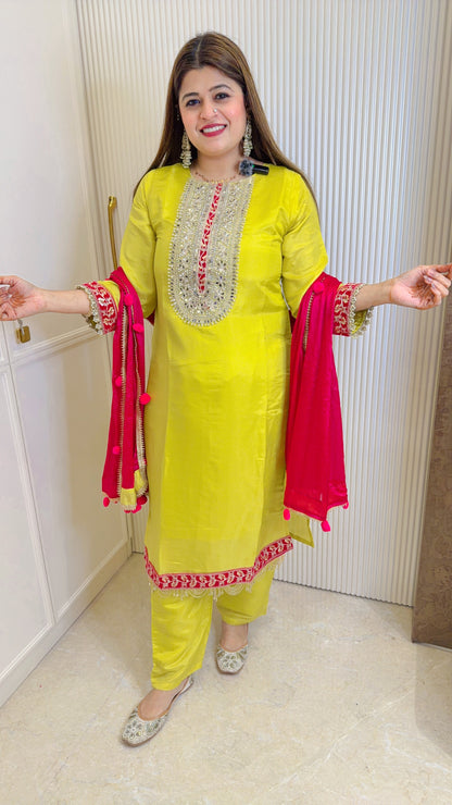 Kohinoor Shimmer Cotton Suit