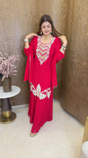 Heavy Party wear sharara suit  set