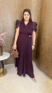 Premium Puffy Sleeve pleated Dress