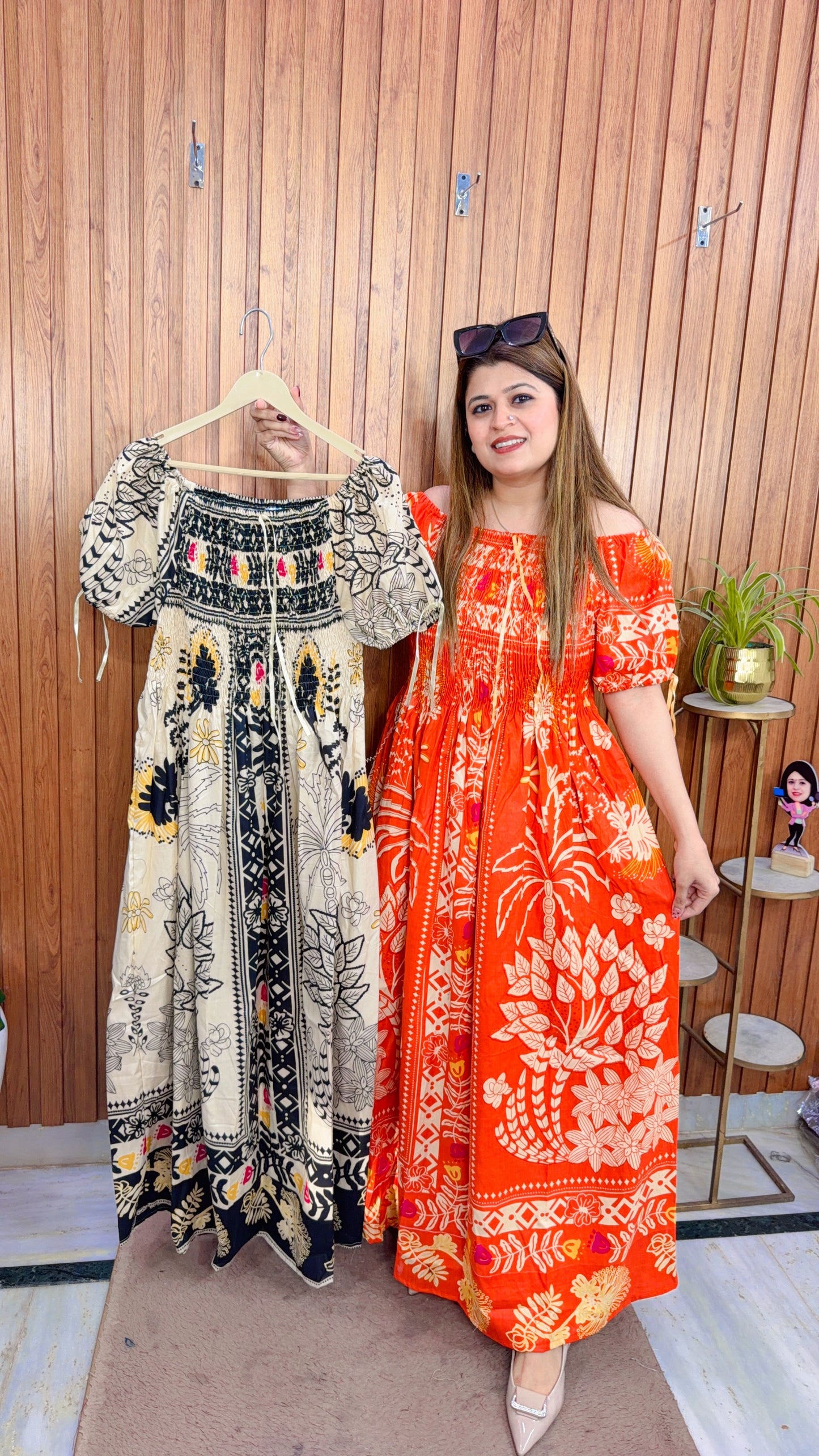 Cotton printed Bobbin Dress