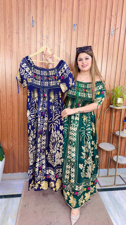 Cotton printed Bobbin Dress