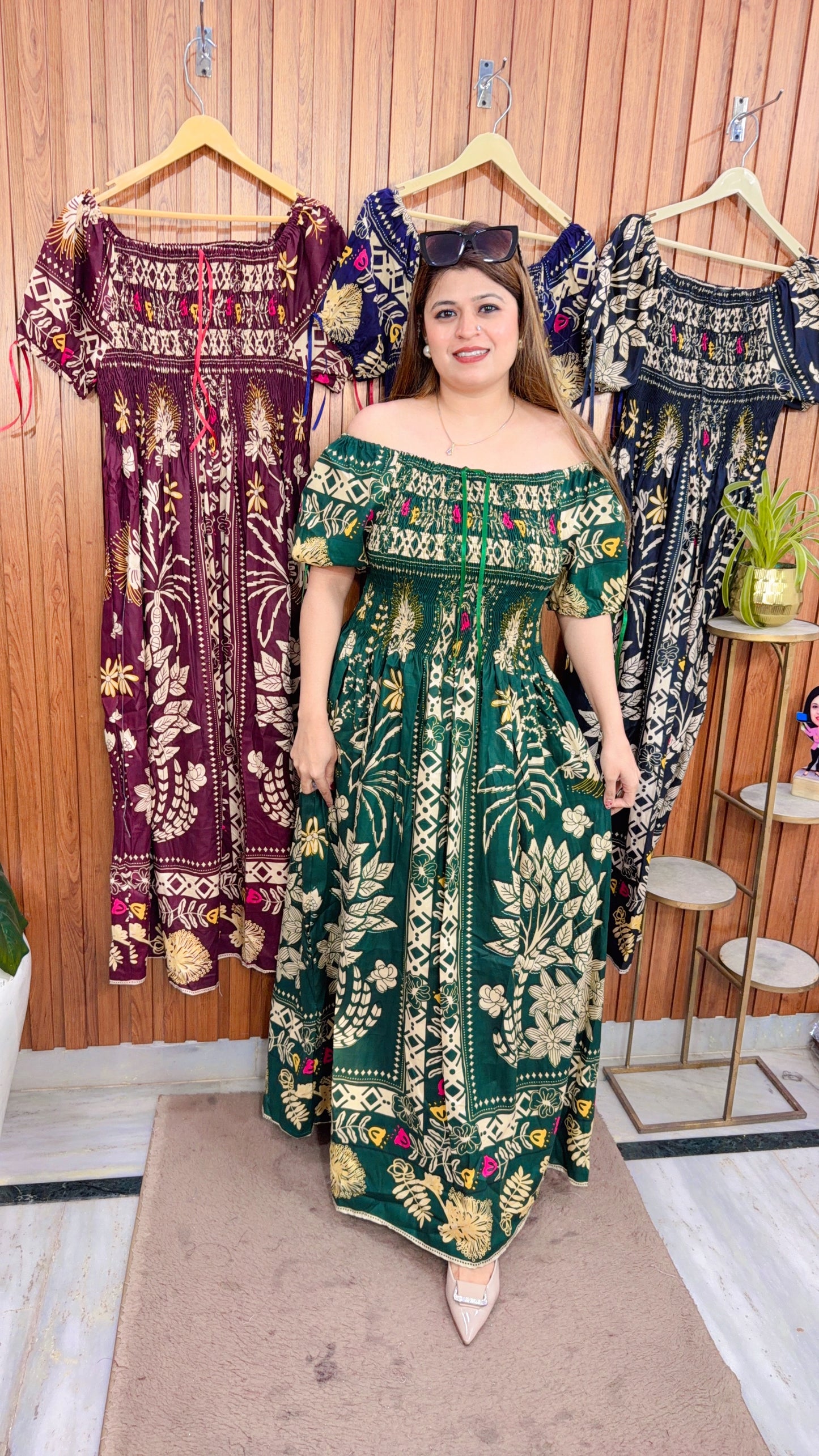 Cotton printed Bobbin Dress