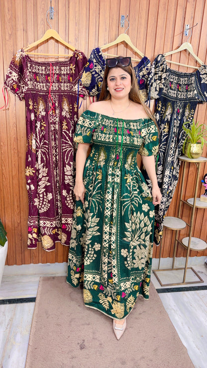 Cotton printed Bobbin Dress